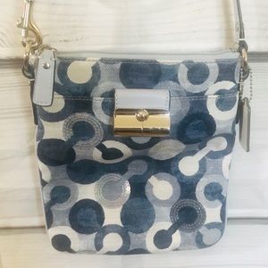 Coach Kristin Op Art Swingpack Crossbody